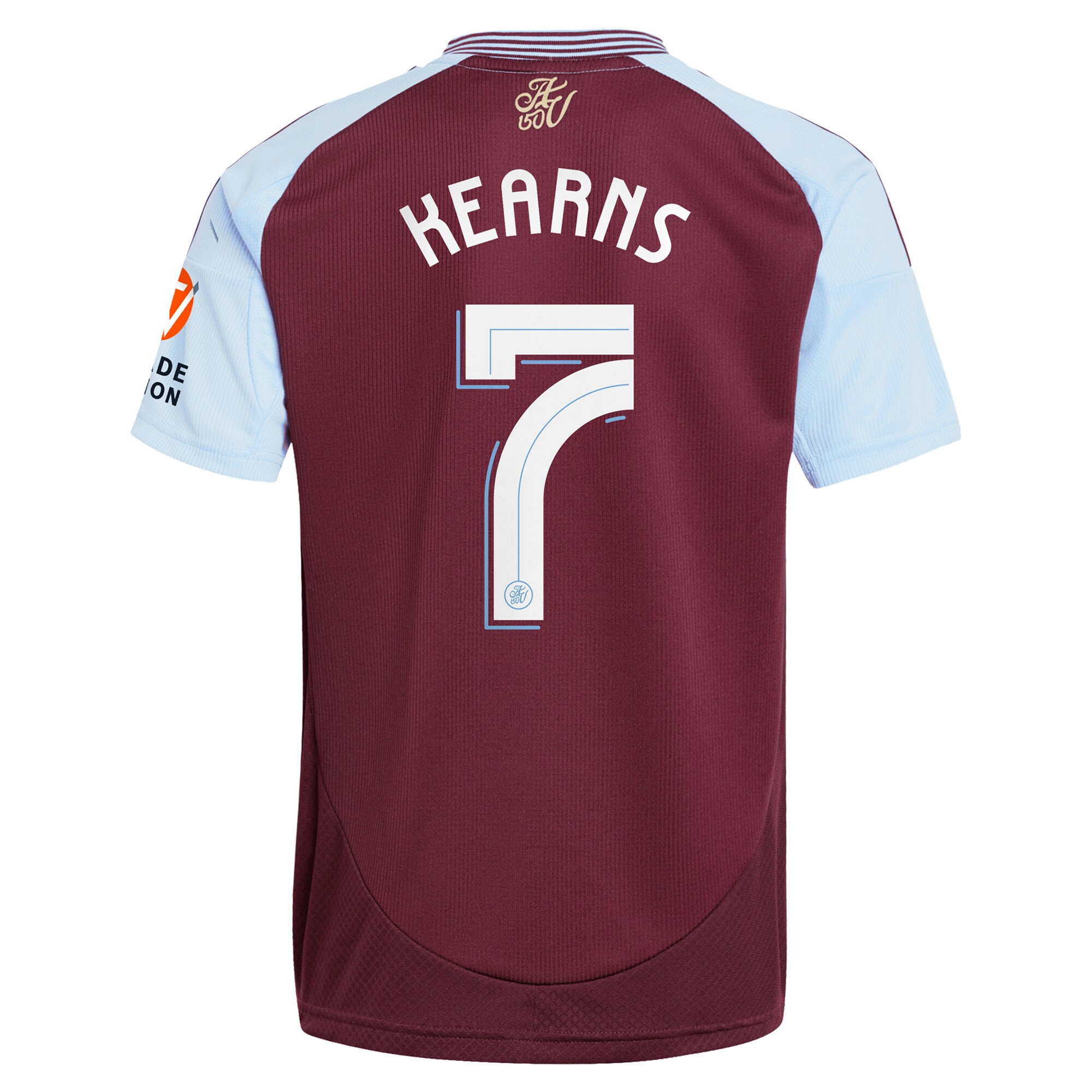 Explore the aston villa adidas home shirt 2024-25 with kearns 7 cup printing Collection of Aston Villa jerseys. Authentic, high-quality football shirts for every supporter, available worldwide.