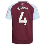 Explore the aston villa adidas home shirt 2024-25 with konsa 4 printing Collection of Aston Villa jerseys. Authentic, high-quality football shirts for every supporter, available worldwide.