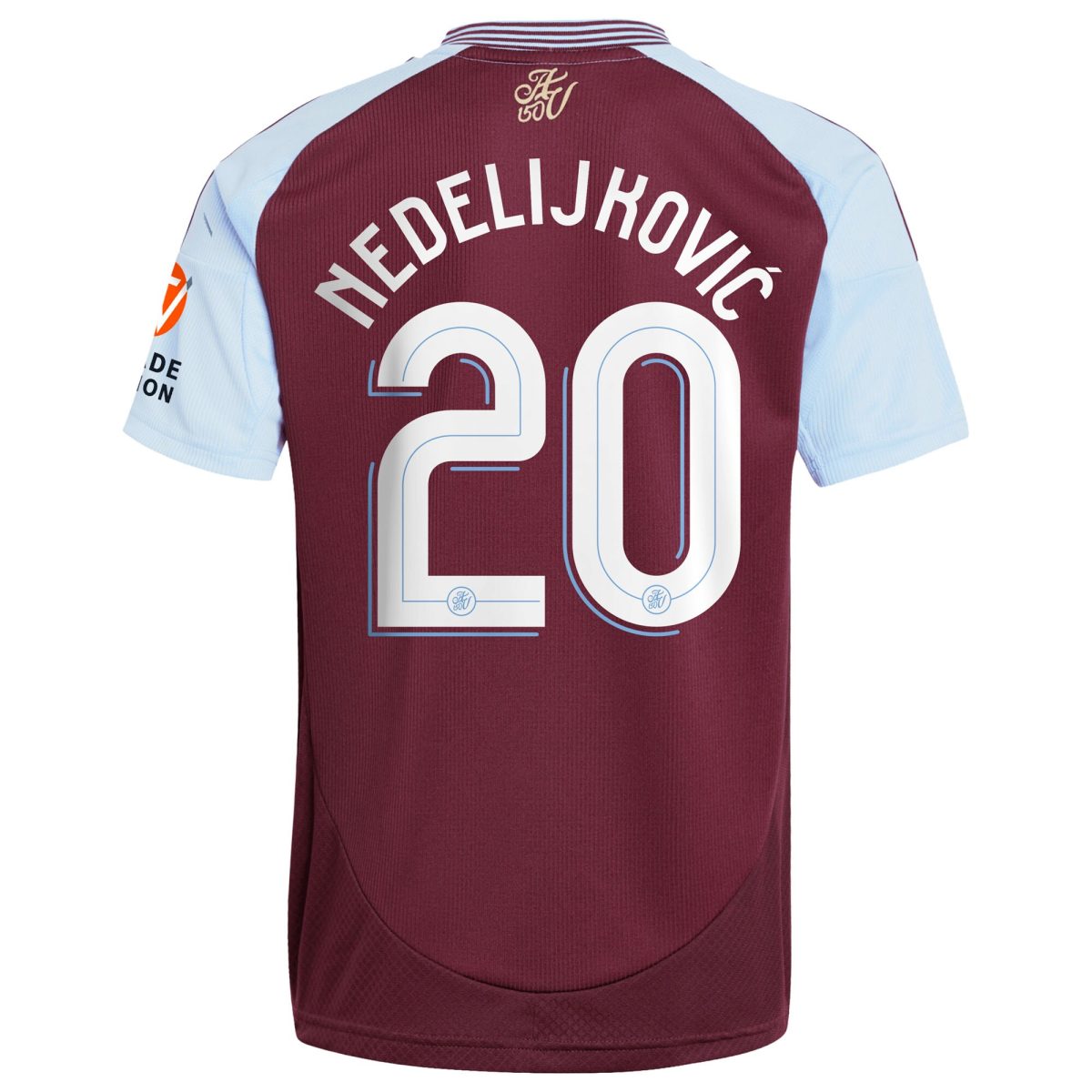 Explore the aston villa adidas home shirt 2024-25 with nedeljković 20 cup printing Collection of Aston Villa jerseys. Authentic, high-quality football shirts for every supporter, available worldwide.