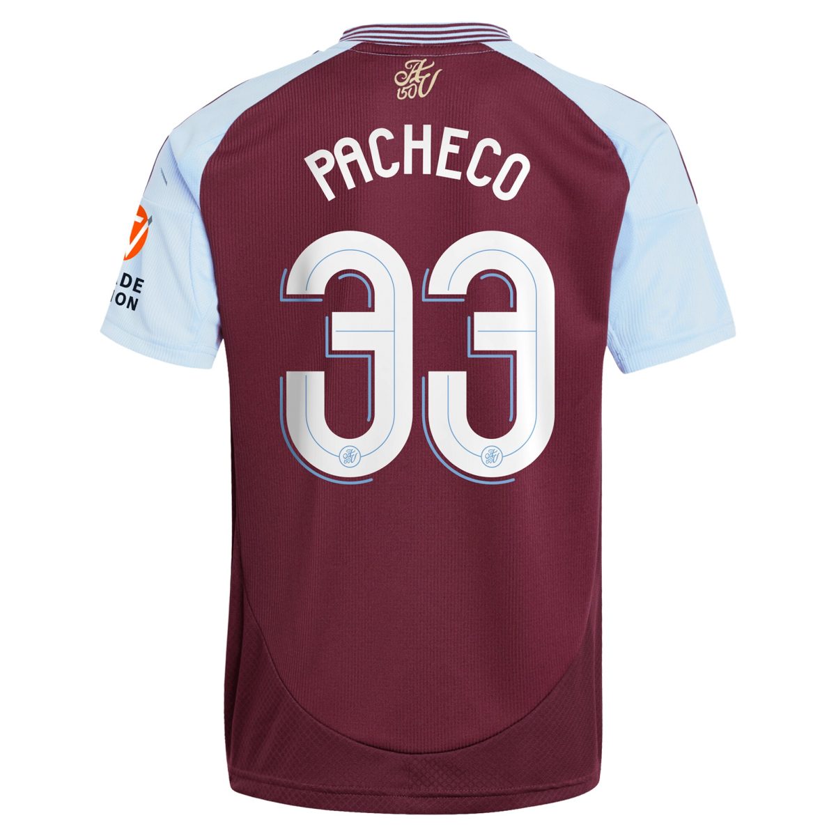 Explore the aston villa adidas home shirt 2024-25 with pacheco 33 cup printing Collection of Aston Villa jerseys. Authentic, high-quality football shirts for every supporter, available worldwide.