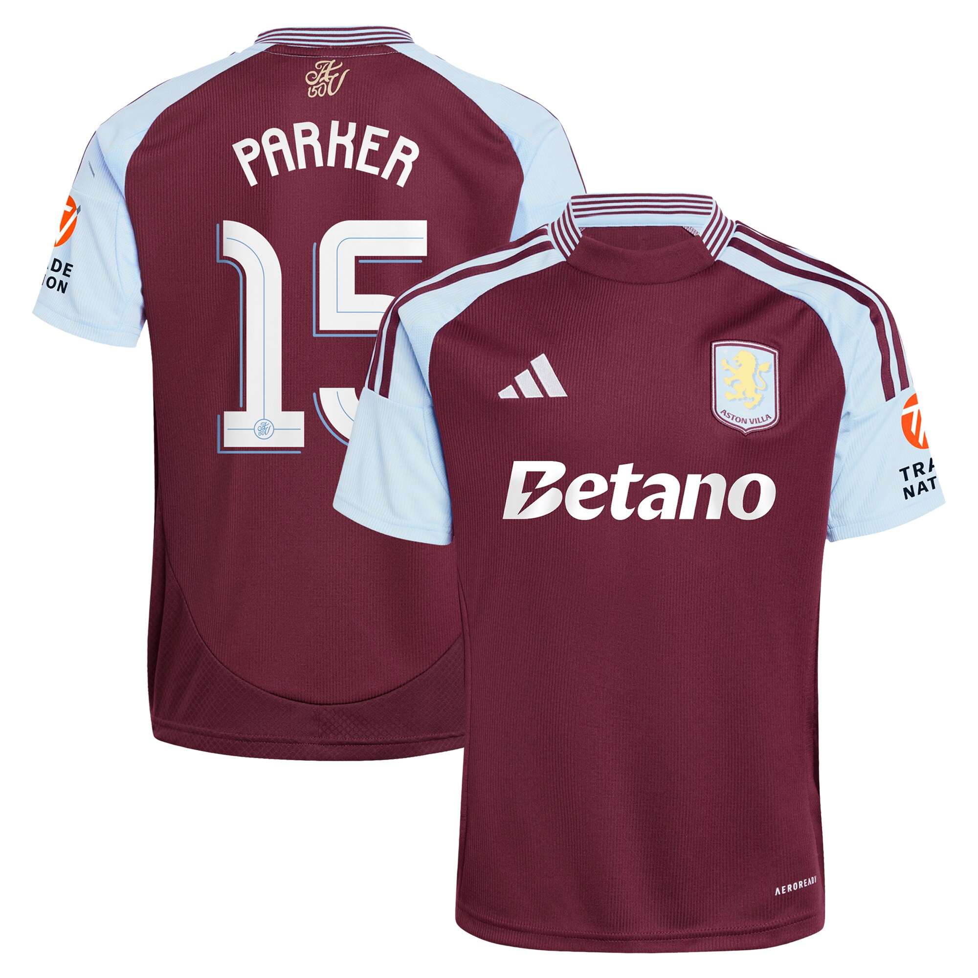 Explore the aston villa adidas home shirt 2024-25 with parker 15 cup printing Collection of Aston Villa jerseys. Authentic, high-quality football shirts for every supporter, available worldwide.