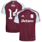 Explore the aston villa adidas home shirt 2024-25 with pau 14 cup printing Collection of Aston Villa jerseys. Authentic, high-quality football shirts for every supporter, available worldwide.