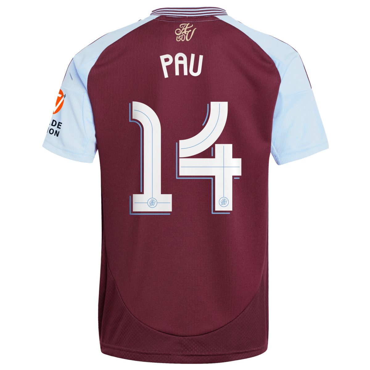 Explore the aston villa adidas home shirt 2024-25 with pau 14 cup printing Collection of Aston Villa jerseys. Authentic, high-quality football shirts for every supporter, available worldwide.