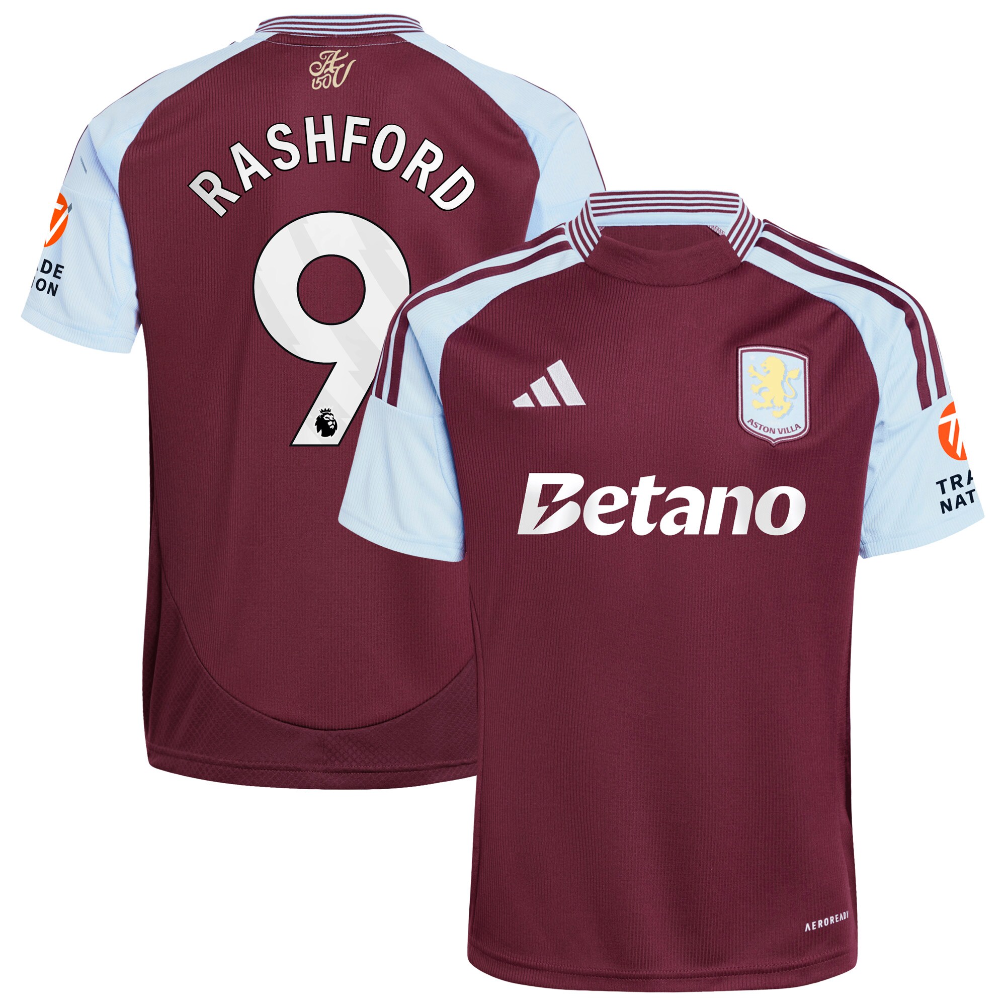 Explore the aston villa adidas home shirt 2024-25 with rashford 9 printing Collection of Aston Villa jerseys. Authentic, high-quality football shirts for every supporter, available worldwide.