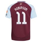 Explore the aston villa adidas home shirt 2024-25 with robinson 11 cup printing Collection of Aston Villa jerseys. Authentic, high-quality football shirts for every supporter, available worldwide.