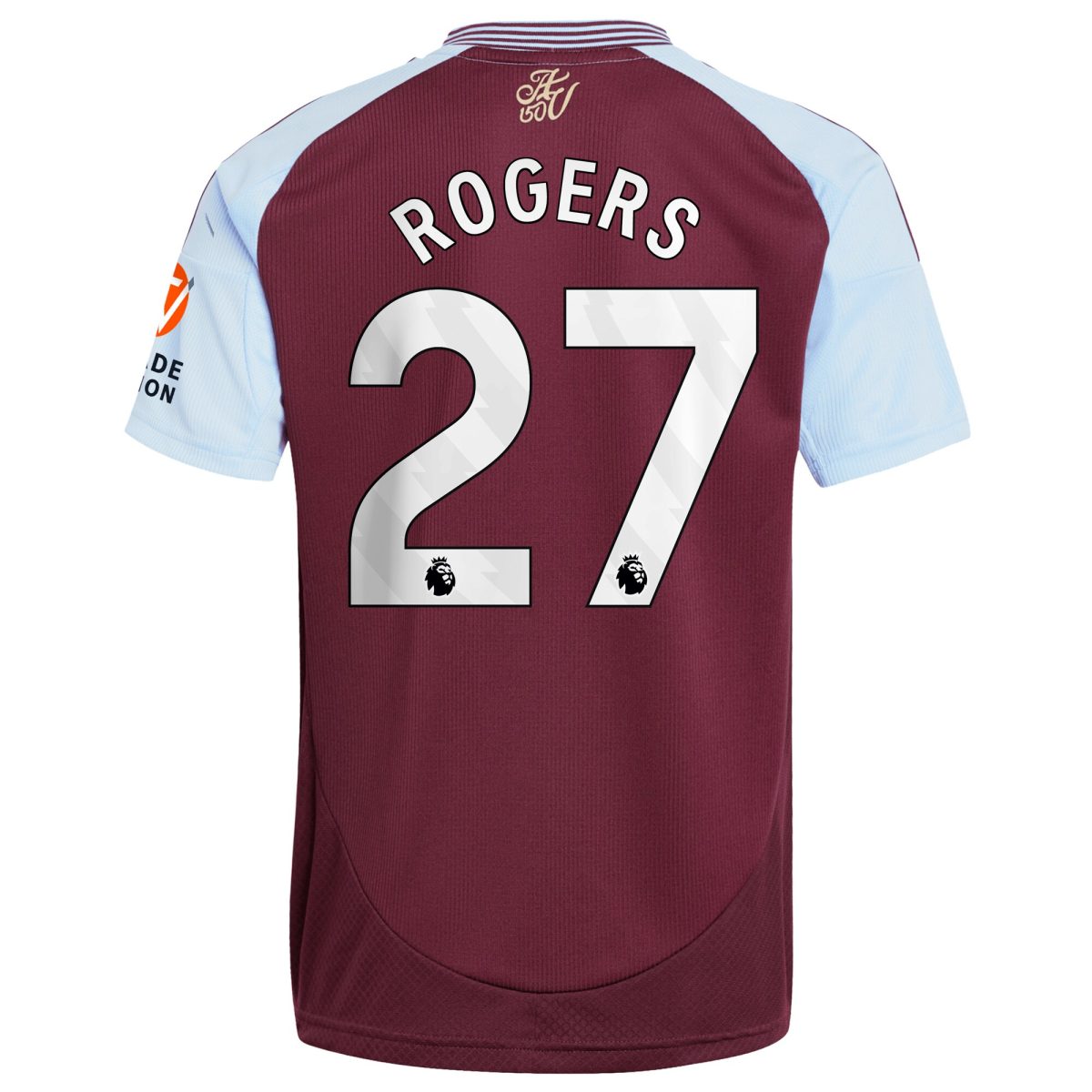 Explore the aston villa adidas home shirt 2024-25 with rogers 27 printing Collection of Aston Villa jerseys. Authentic, high-quality football shirts for every supporter, available worldwide.