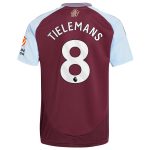 Explore the aston villa adidas home shirt 2024-25 with tielemans 8 printing Collection of Aston Villa jerseys. Authentic, high-quality football shirts for every supporter, available worldwide.