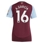 Explore the aston villa adidas home shirt 2024-25 – womens with a.garcía 16 printing Collection of Aston Villa jerseys. Authentic, high-quality football shirts for every supporter, available worldwide.