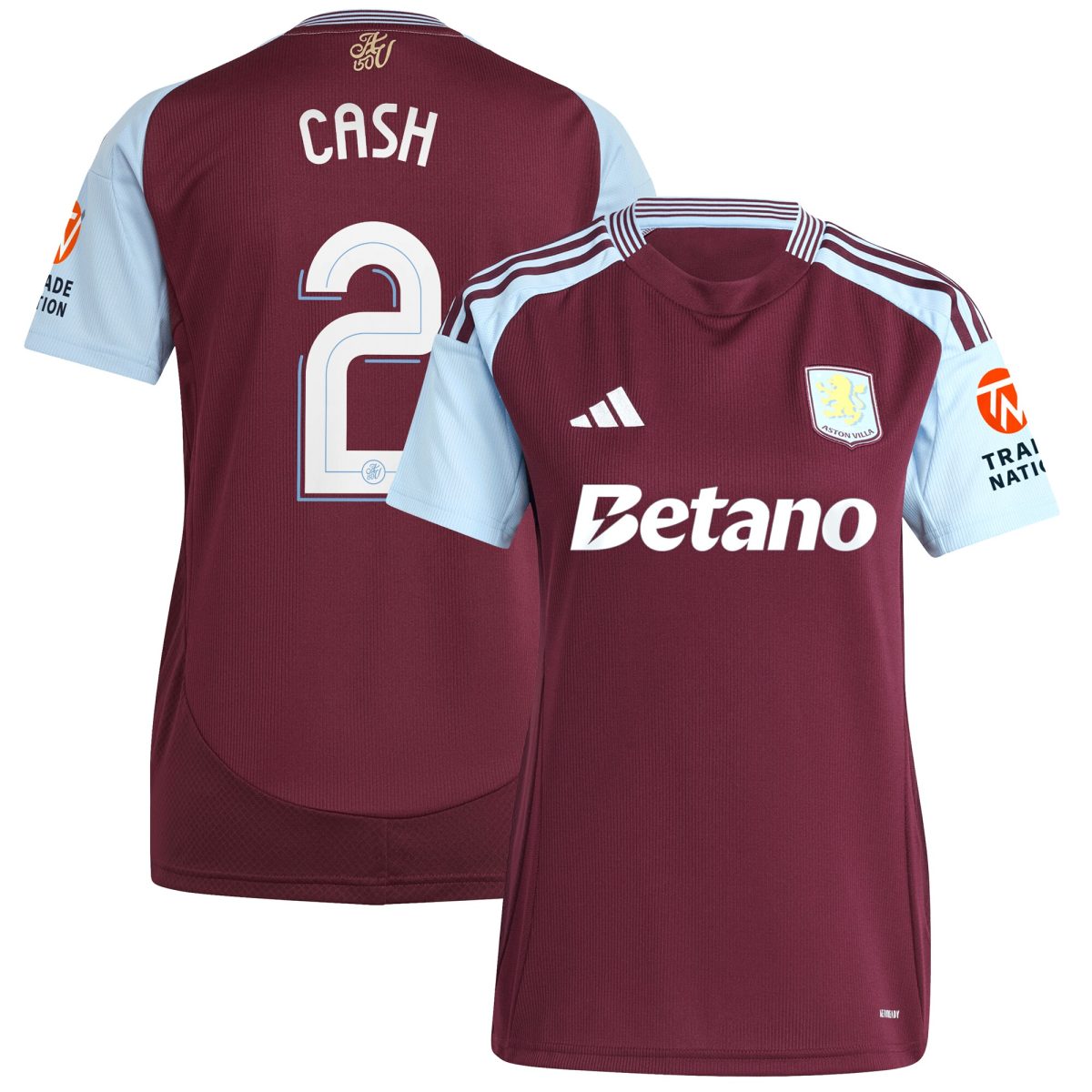 Explore the aston villa adidas home shirt 2024-25 – womens with cash 2 cup printing Collection of Aston Villa jerseys. Authentic, high-quality football shirts for every supporter, available worldwide.