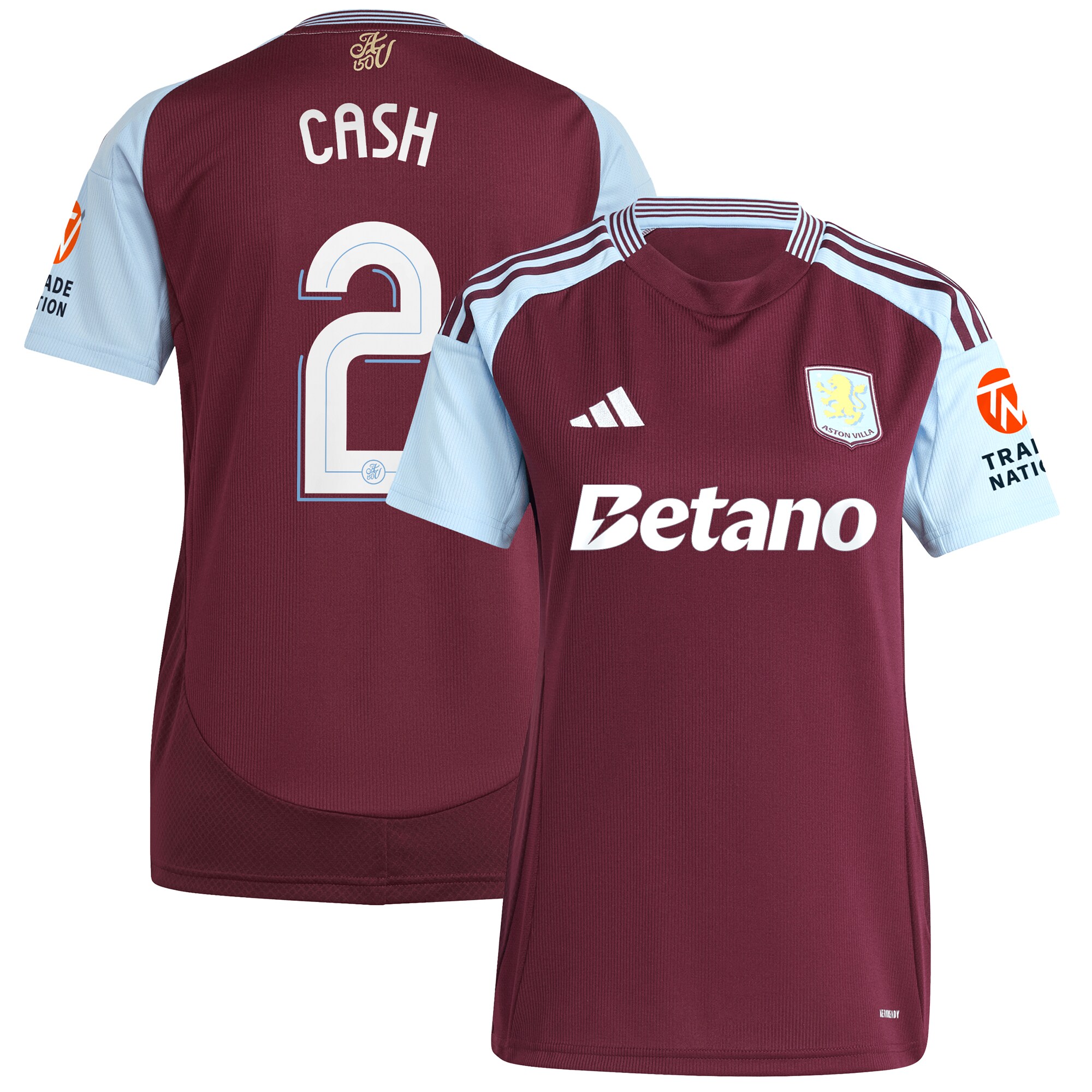Explore the aston villa adidas home shirt 2024-25 – womens with cash 2 cup printing Collection of Aston Villa jerseys. Authentic, high-quality football shirts for every supporter, available worldwide.