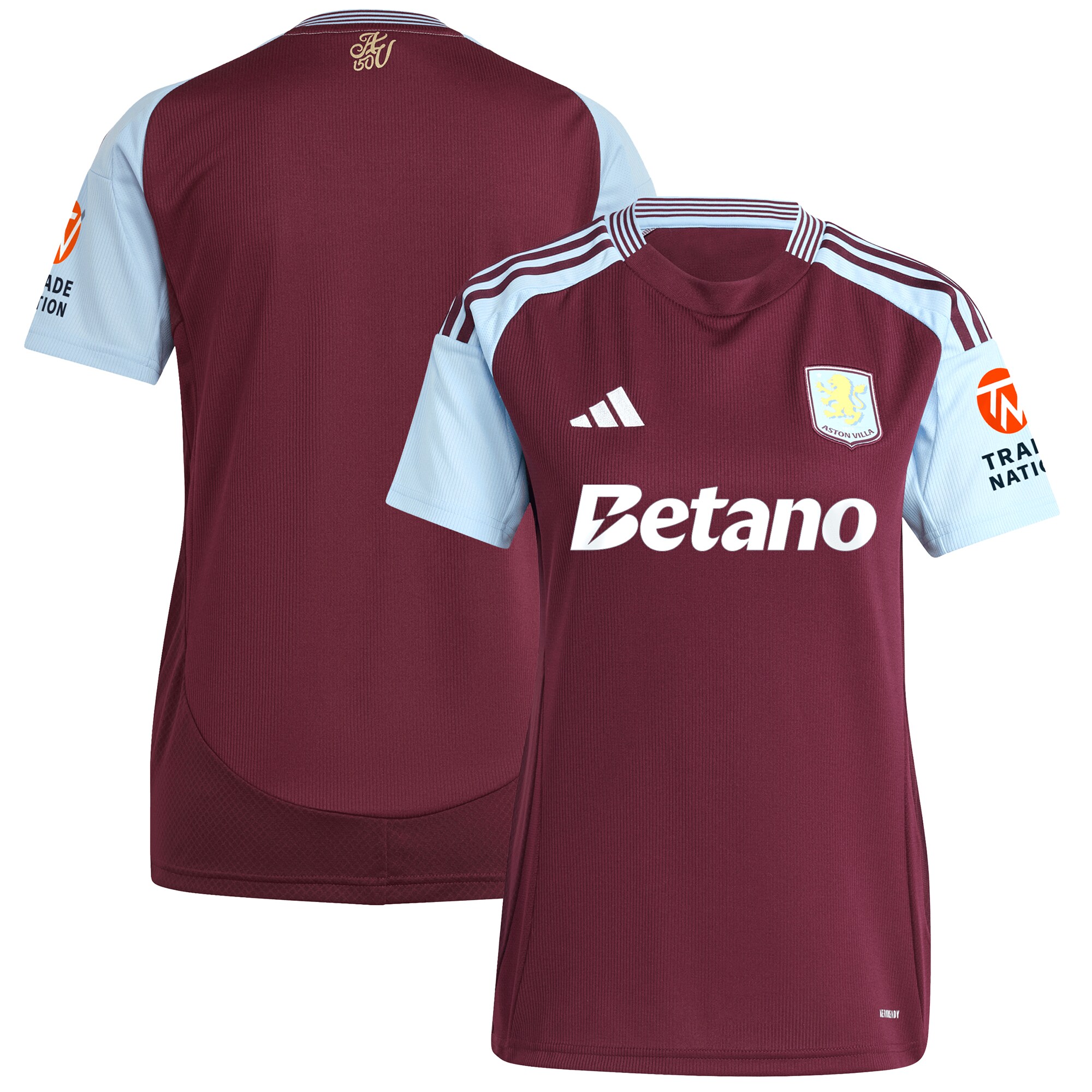 Explore the aston villa adidas home shirt 2024-25 – womens with custom printing Collection of Aston Villa jerseys. Authentic, high-quality football shirts for every supporter, available worldwide.