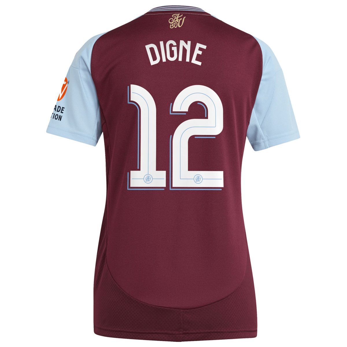 Explore the aston villa adidas home shirt 2024-25 – womens with digne 12 cup printing Collection of Aston Villa jerseys. Authentic, high-quality football shirts for every supporter, available worldwide.