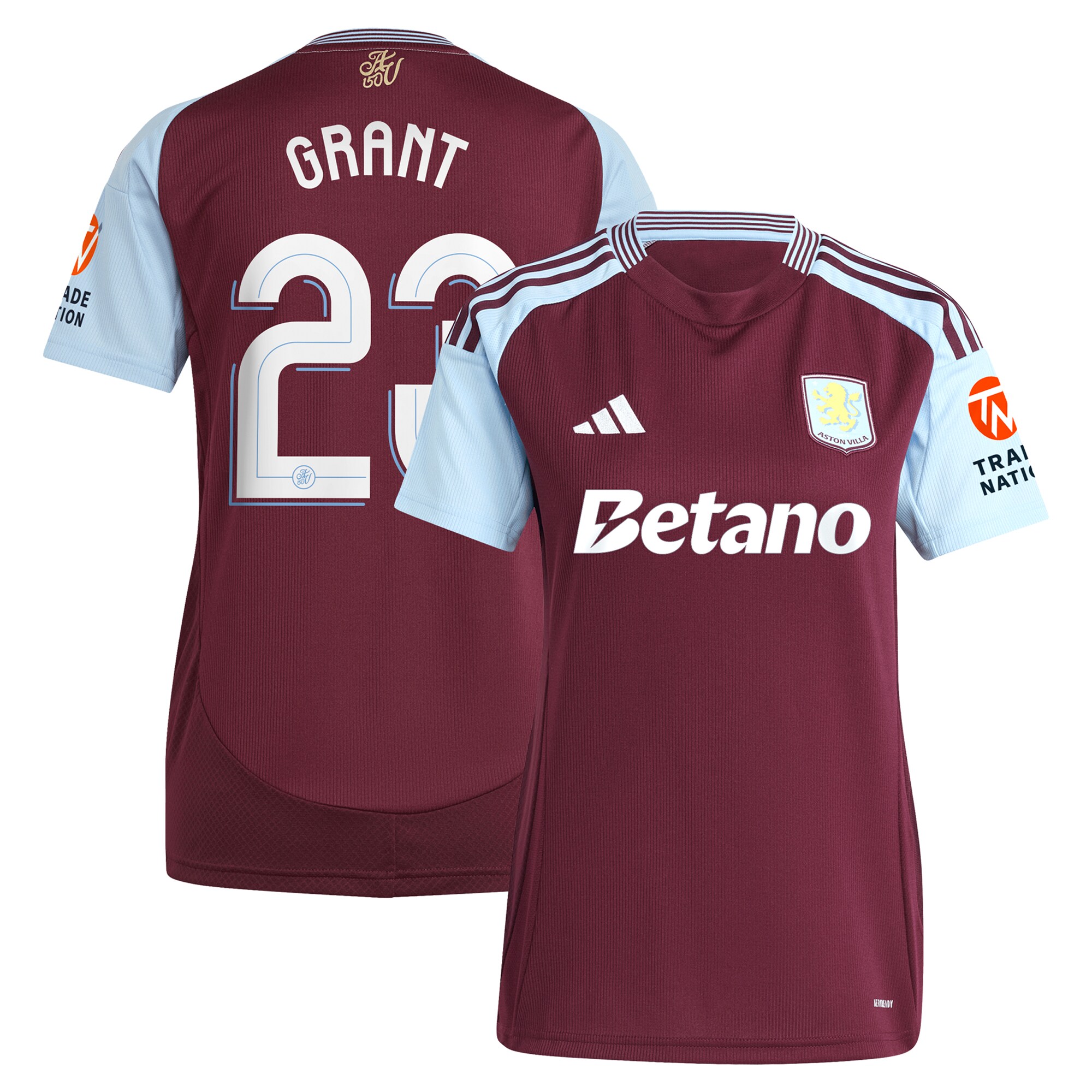 Explore the aston villa adidas home shirt 2024-25 – womens with grant 23 cup printing Collection of Aston Villa jerseys. Authentic, high-quality football shirts for every supporter, available worldwide.