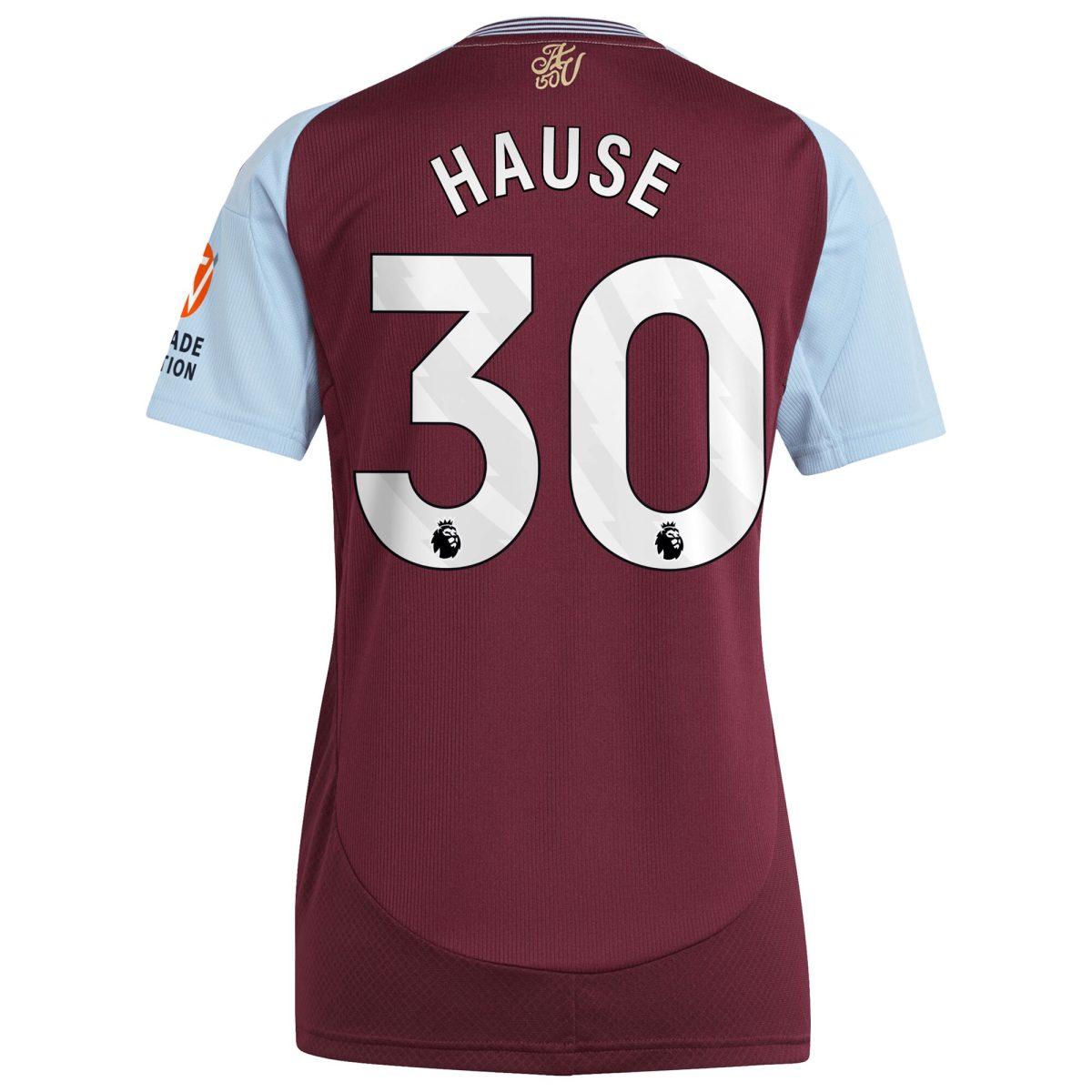 Explore the aston villa adidas home shirt 2024-25 – womens with hause 30 printing Collection of Aston Villa jerseys. Authentic, high-quality football shirts for every supporter, available worldwide.
