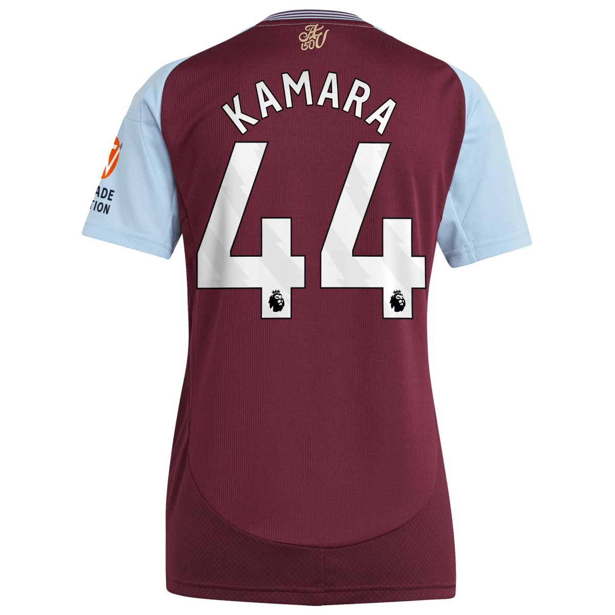 Explore the aston villa adidas home shirt 2024-25 – womens with kamara 44 printing Collection of Aston Villa jerseys. Authentic, high-quality football shirts for every supporter, available worldwide.