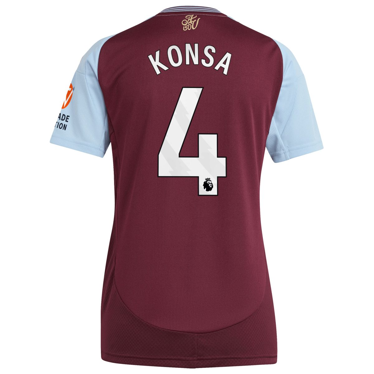 Explore the aston villa adidas home shirt 2024-25 – womens with konsa 4 printing Collection of Aston Villa jerseys. Authentic, high-quality football shirts for every supporter, available worldwide.