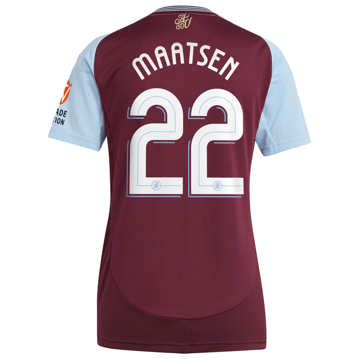 Explore the aston villa adidas home shirt 2024-25 – womens with maatsen 22 cup printing Collection of Aston Villa jerseys. Authentic, high-quality football shirts for every supporter, available worldwide.