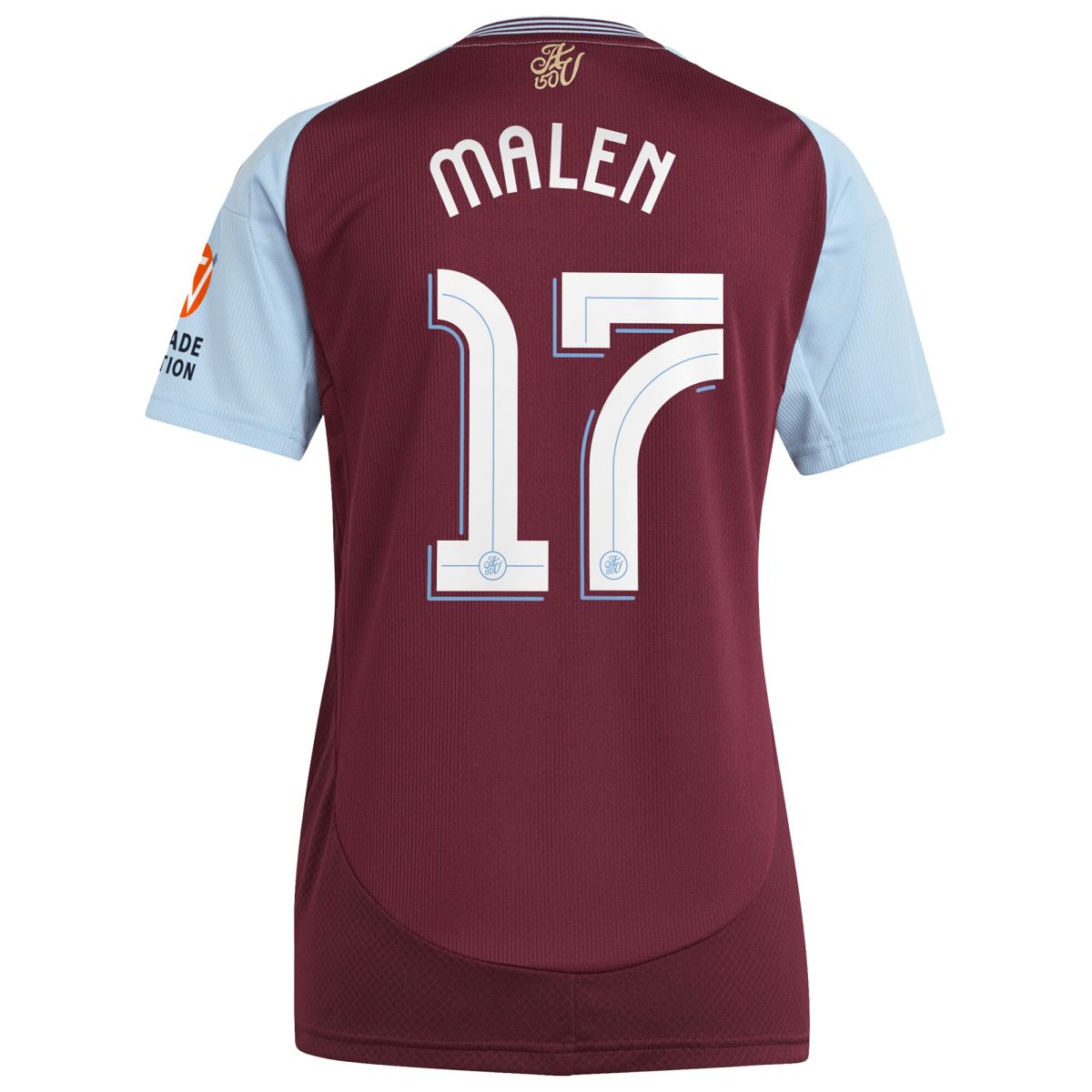Explore the aston villa adidas home shirt 2024-25 – womens with malen 17 cup printing Collection of Aston Villa jerseys. Authentic, high-quality football shirts for every supporter, available worldwide.