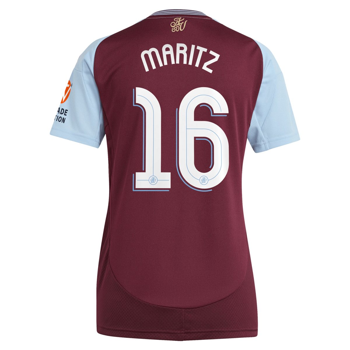 Explore the aston villa adidas home shirt 2024-25 – womens with maritz 16 cup printing Collection of Aston Villa jerseys. Authentic, high-quality football shirts for every supporter, available worldwide.