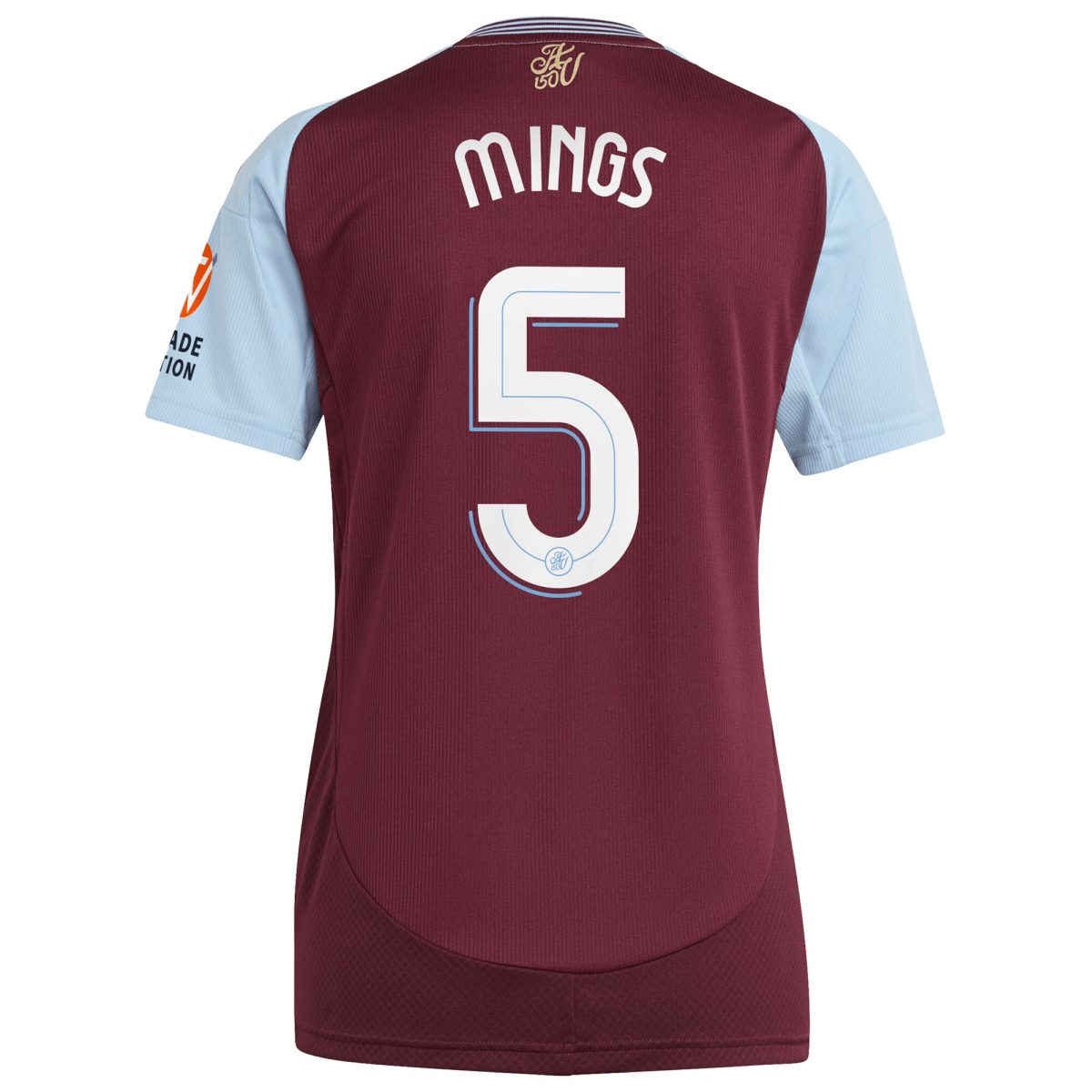 Explore the aston villa adidas home shirt 2024-25 – womens with mings 5 cup printing Collection of Aston Villa jerseys. Authentic, high-quality football shirts for every supporter, available worldwide.