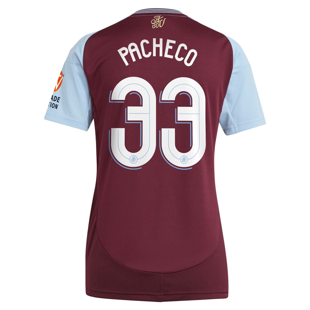 Explore the aston villa adidas home shirt 2024-25 – womens with pacheco 33 cup printing Collection of Aston Villa jerseys. Authentic, high-quality football shirts for every supporter, available worldwide.