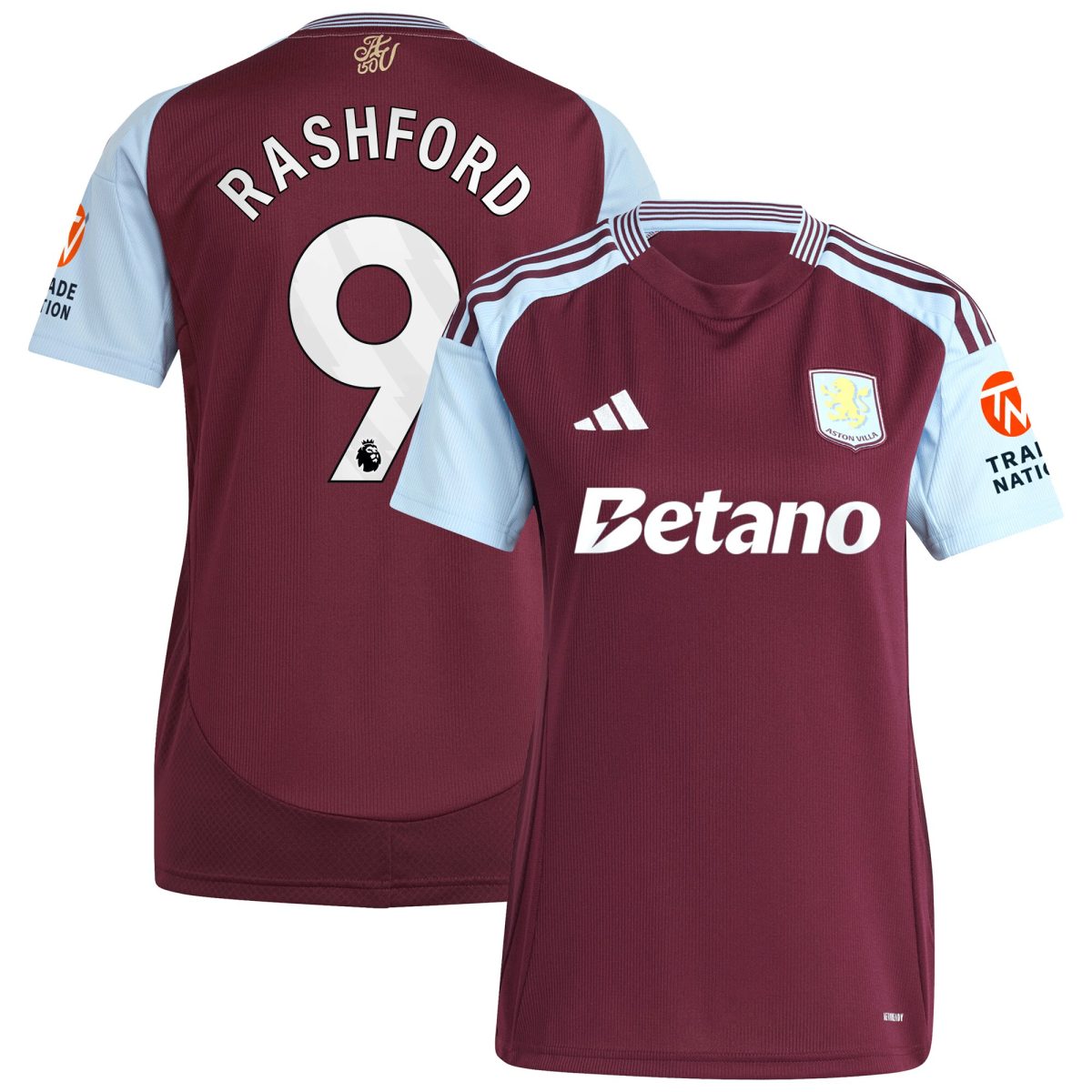 Explore the aston villa adidas home shirt 2024-25 – womens with rashford 9 printing Collection of Aston Villa jerseys. Authentic, high-quality football shirts for every supporter, available worldwide.