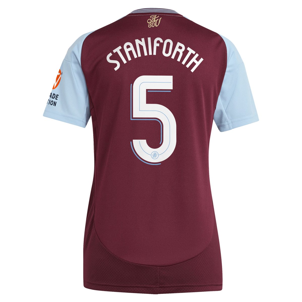 Explore the aston villa adidas home shirt 2024-25 – womens with staniforth 5 cup printing Collection of Aston Villa jerseys. Authentic, high-quality football shirts for every supporter, available worldwide.