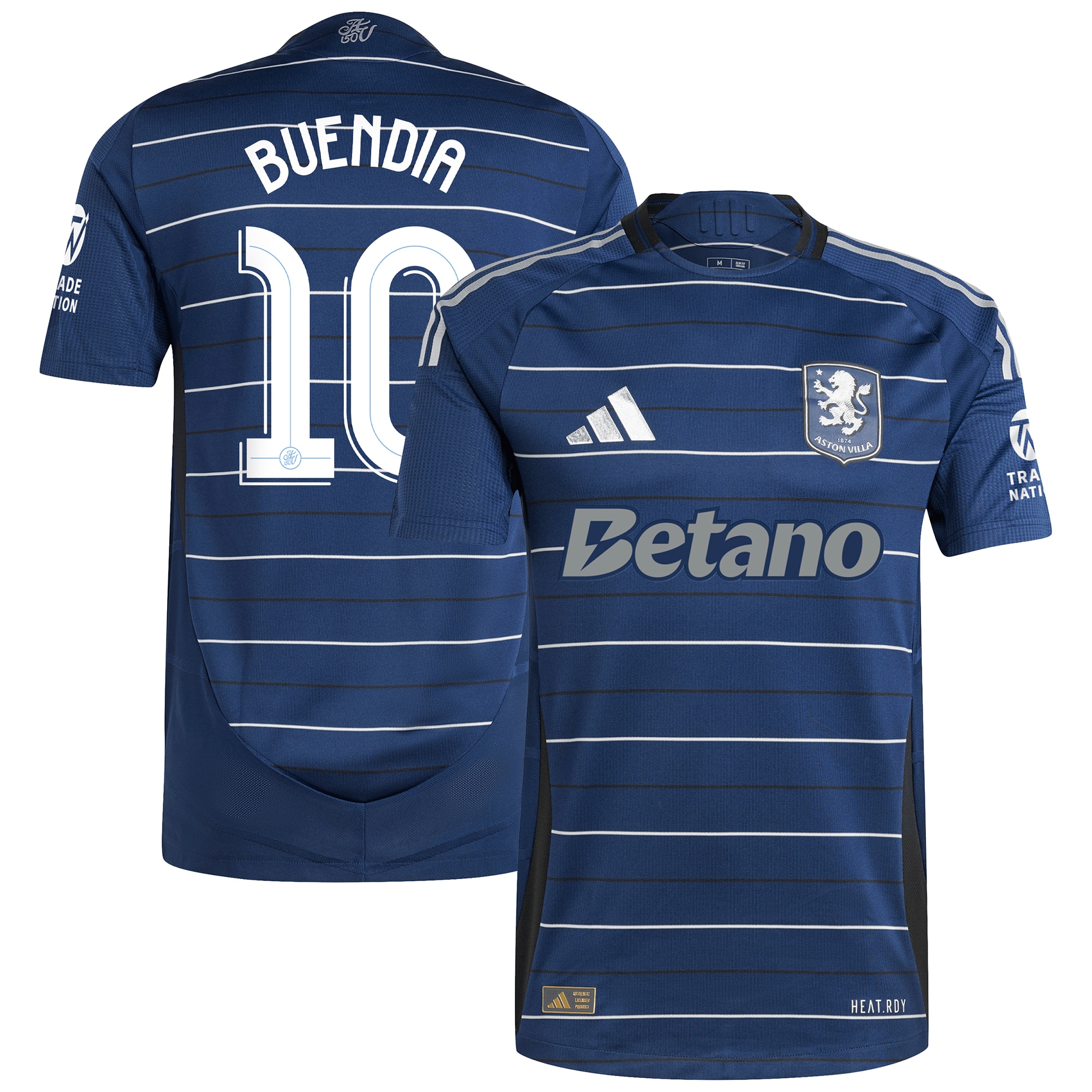 Explore the aston villa adidas third authentic shirt 2024-25 with buendia 10 cup printing Collection of Aston Villa jerseys. Authentic, high-quality football shirts for every supporter, available worldwide.