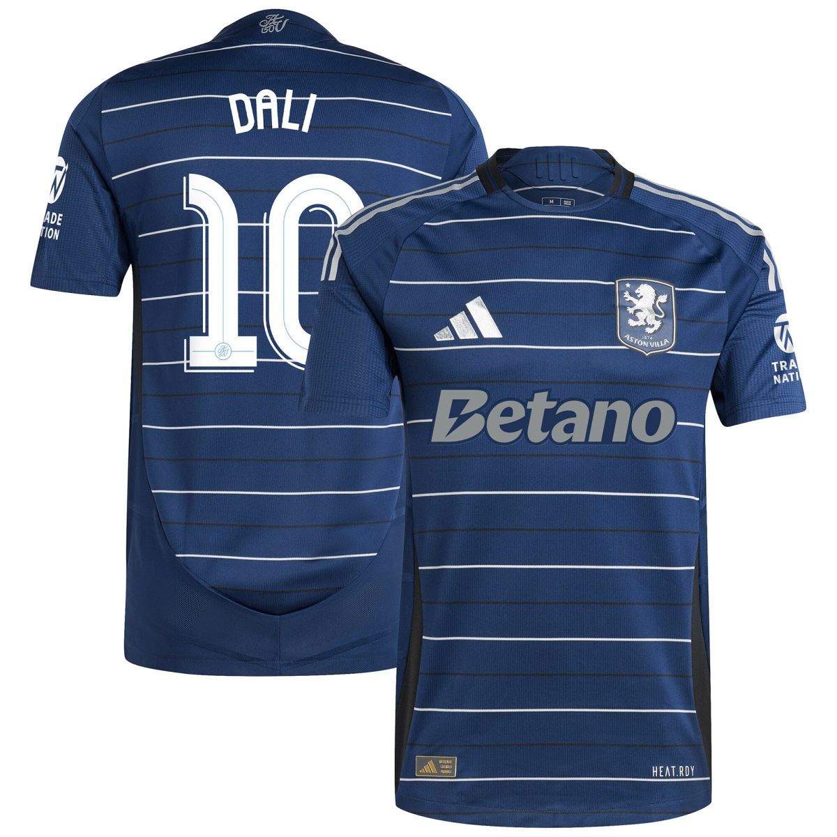Explore the aston villa adidas third authentic shirt 2024-25 with dali 10 cup printing Collection of Aston Villa jerseys. Authentic, high-quality football shirts for every supporter, available worldwide.