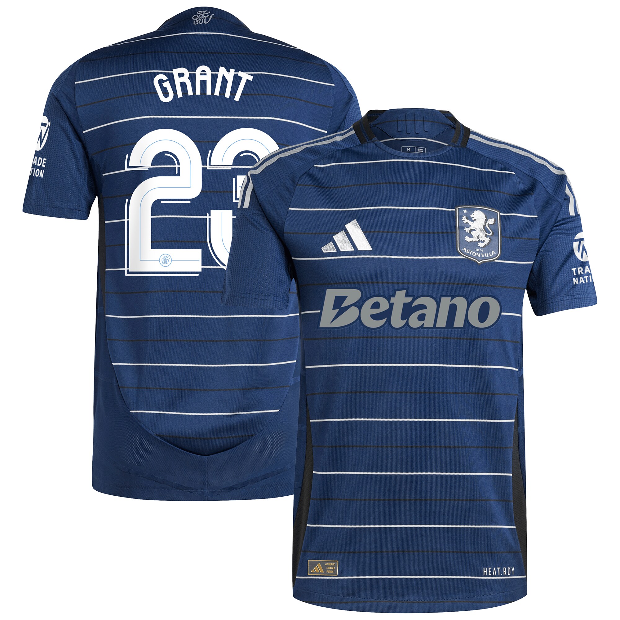 Explore the aston villa adidas third authentic shirt 2024-25 with grant 23 cup printing Collection of Aston Villa jerseys. Authentic, high-quality football shirts for every supporter, available worldwide.