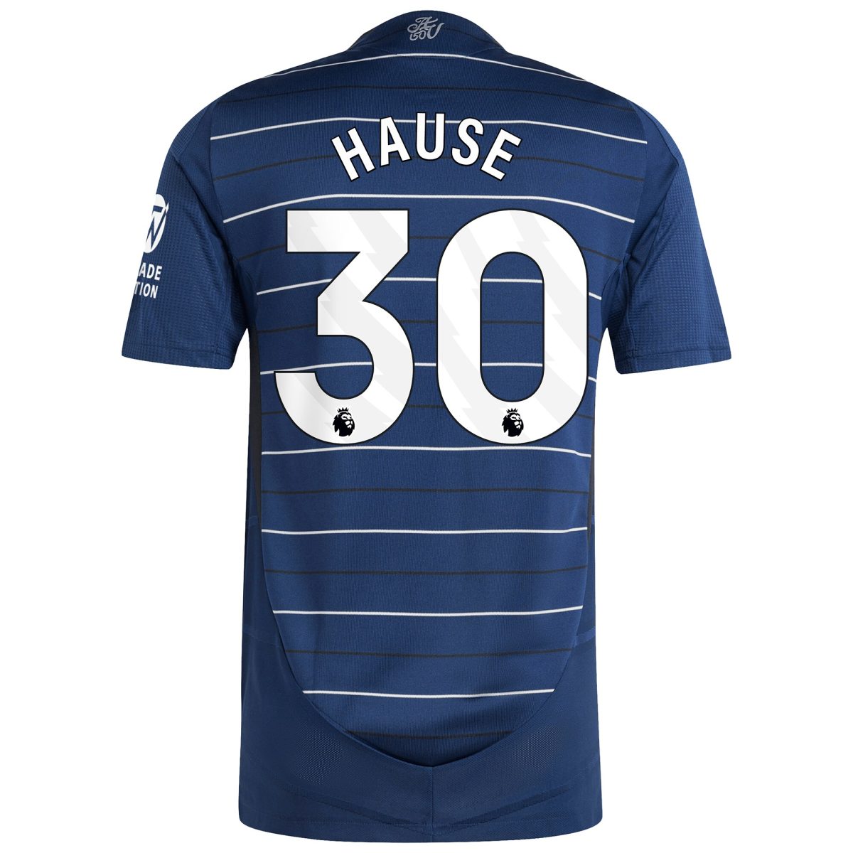 Explore the aston villa adidas third authentic shirt 2024-25 with hause 30 printing Collection of Aston Villa jerseys. Authentic, high-quality football shirts for every supporter, available worldwide.