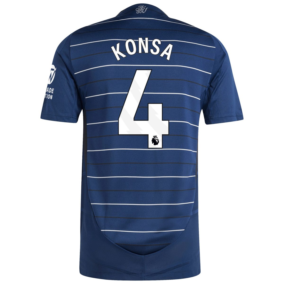 Explore the aston villa adidas third authentic shirt 2024-25 with konsa 4 printing Collection of Aston Villa jerseys. Authentic, high-quality football shirts for every supporter, available worldwide.