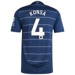 Explore the aston villa adidas third authentic shirt 2024-25 with konsa 4 printing Collection of Aston Villa jerseys. Authentic, high-quality football shirts for every supporter, available worldwide.
