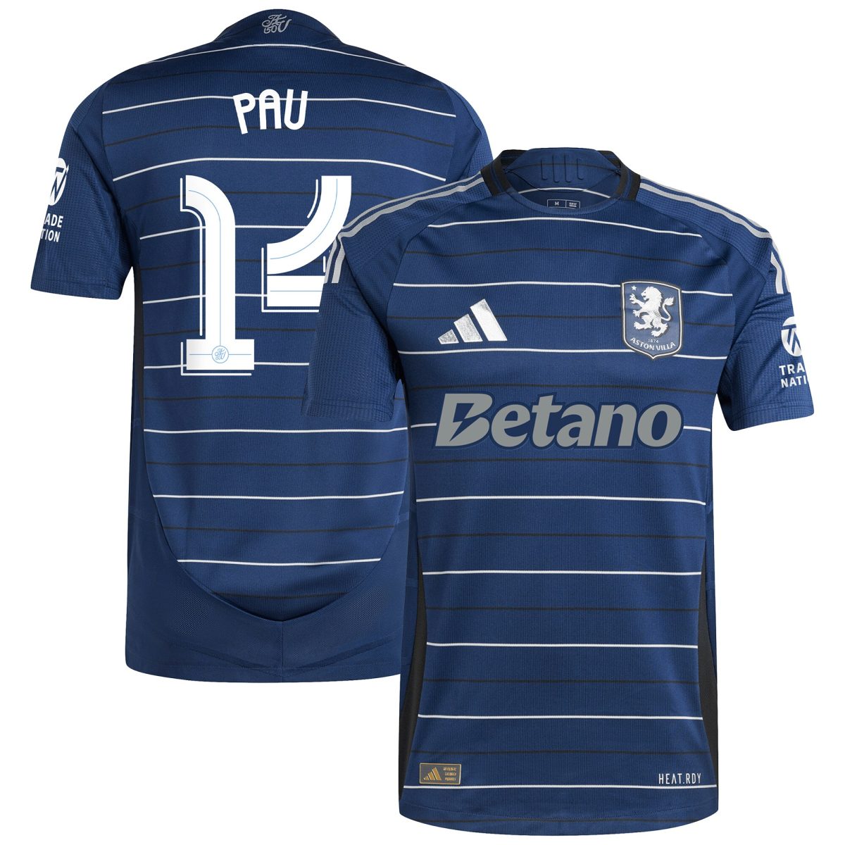 Explore the aston villa adidas third authentic shirt 2024-25 with pau 14 cup printing Collection of Aston Villa jerseys. Authentic, high-quality football shirts for every supporter, available worldwide.