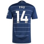 Explore the aston villa adidas third authentic shirt 2024-25 with pau 14 printing Collection of Aston Villa jerseys. Authentic, high-quality football shirts for every supporter, available worldwide.