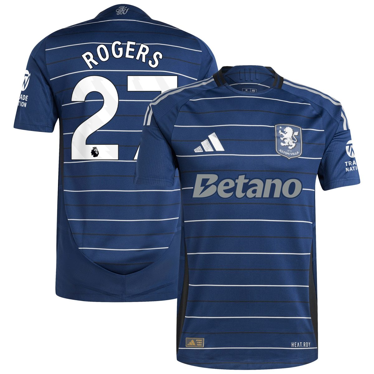Explore the aston villa adidas third authentic shirt 2024-25 with rogers 27 printing Collection of Aston Villa jerseys. Authentic, high-quality football shirts for every supporter, available worldwide.