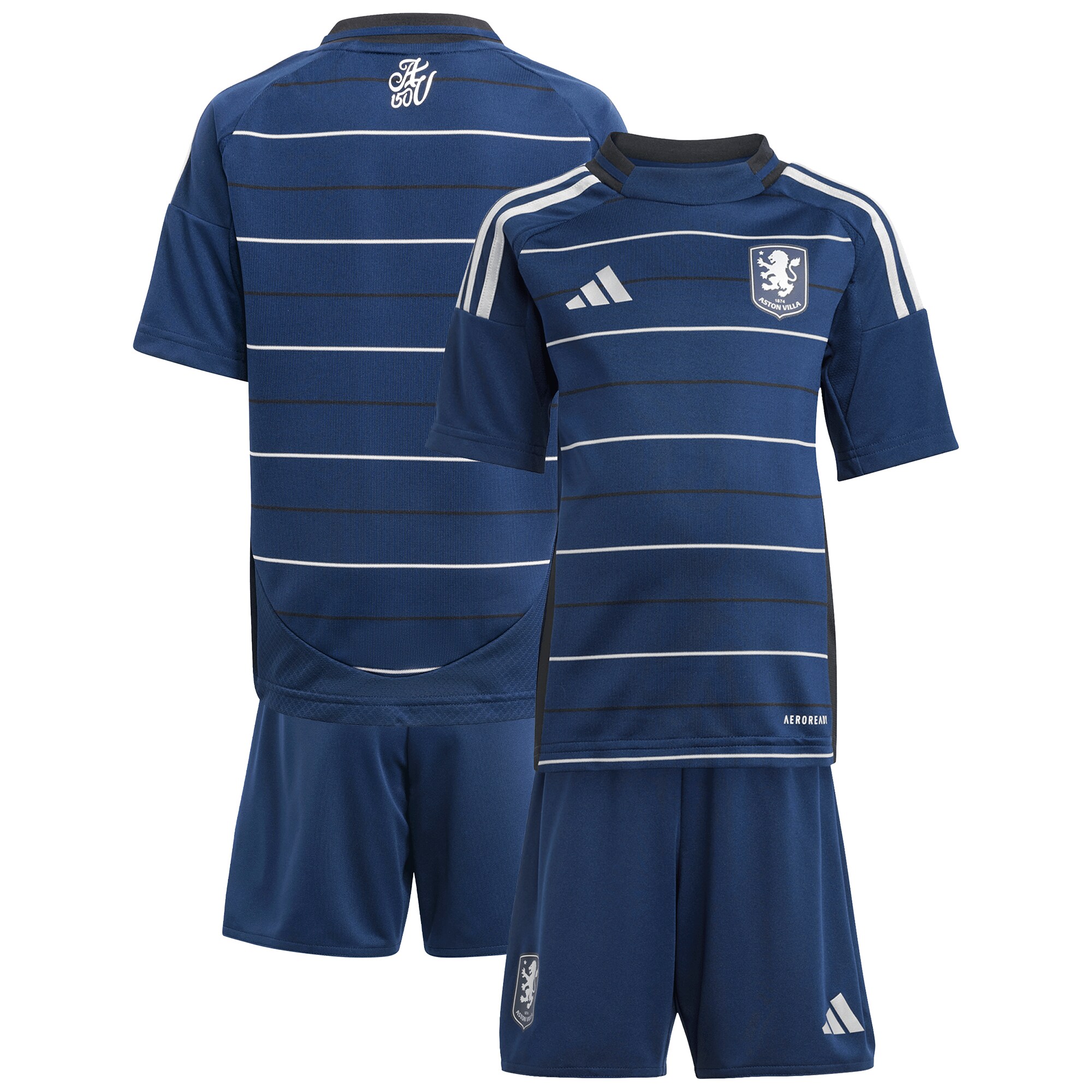 Explore the aston villa adidas third mini kit 2024-25 with custom printing Collection of Aston Villa jerseys. Authentic, high-quality football shirts for every supporter, available worldwide.