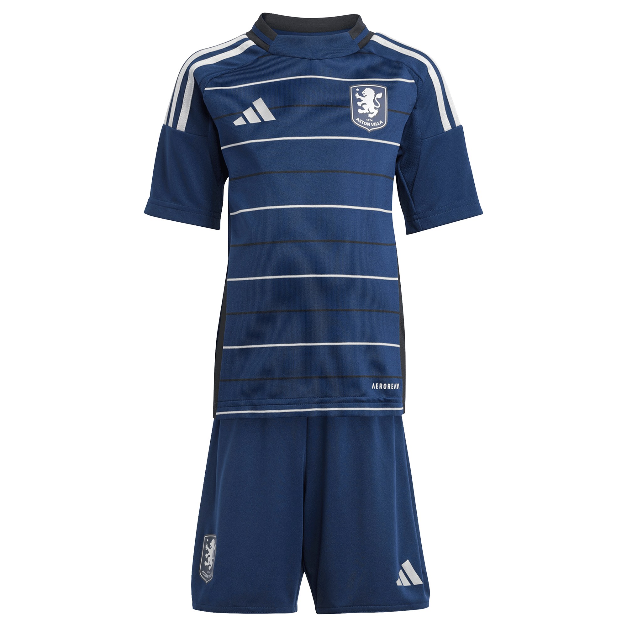 Explore the aston villa adidas third mini kit 2024-25 with custom printing Collection of Aston Villa jerseys. Authentic, high-quality football shirts for every supporter, available worldwide.