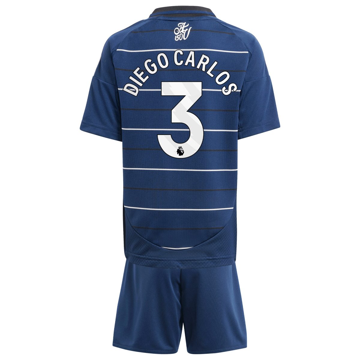 Explore the aston villa adidas third minikit 2024-25 with diego carlos 3 printing Collection of Aston Villa jerseys. Authentic, high-quality football shirts for every supporter, available worldwide.