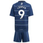 Explore the aston villa adidas third minikit 2024-25 with j.duran 9 printing Collection of Aston Villa jerseys. Authentic, high-quality football shirts for every supporter, available worldwide.