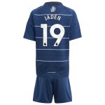 Explore the aston villa adidas third minikit 2024-25 with jaden 19 printing Collection of Aston Villa jerseys. Authentic, high-quality football shirts for every supporter, available worldwide.