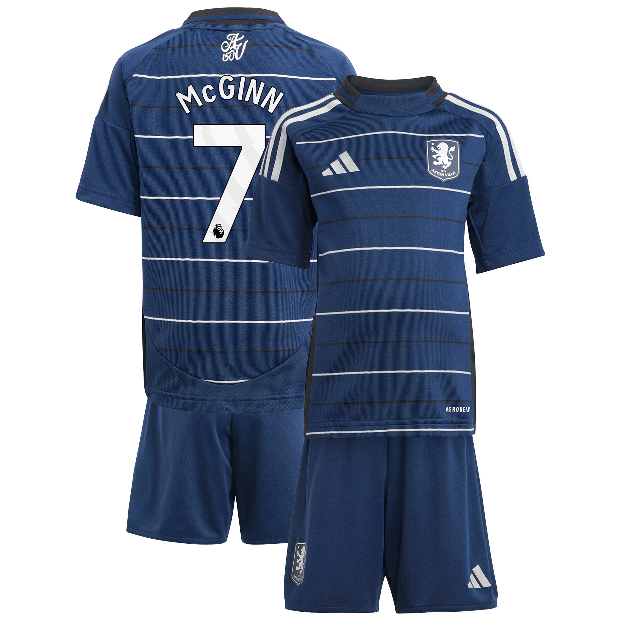 Explore the aston villa adidas third minikit 2024-25 with mcginn 7 printing Collection of Aston Villa jerseys. Authentic, high-quality football shirts for every supporter, available worldwide.