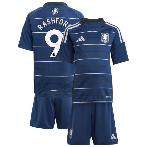 Explore the aston villa adidas third minikit 2024-25 with rashford 9 printing Collection of Aston Villa jerseys. Authentic, high-quality football shirts for every supporter, available worldwide.