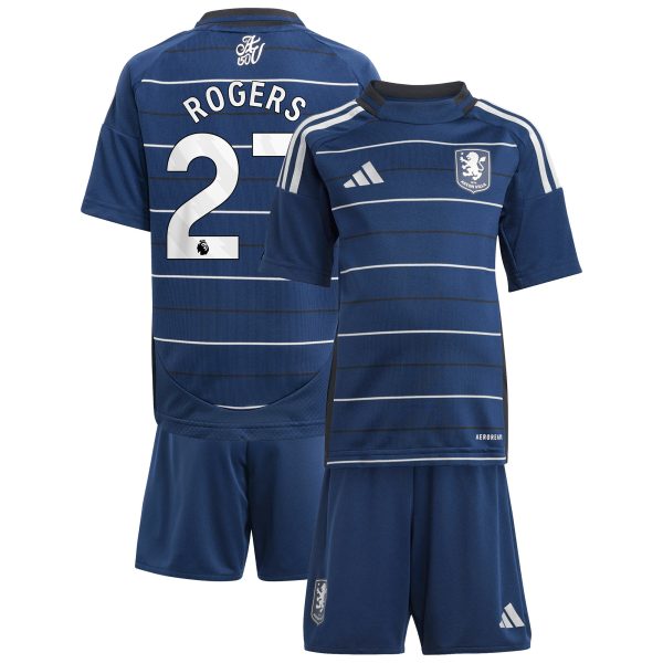 Explore the aston villa adidas third minikit 2024-25 with rogers 27 printing Collection of Aston Villa jerseys. Authentic, high-quality football shirts for every supporter, available worldwide.