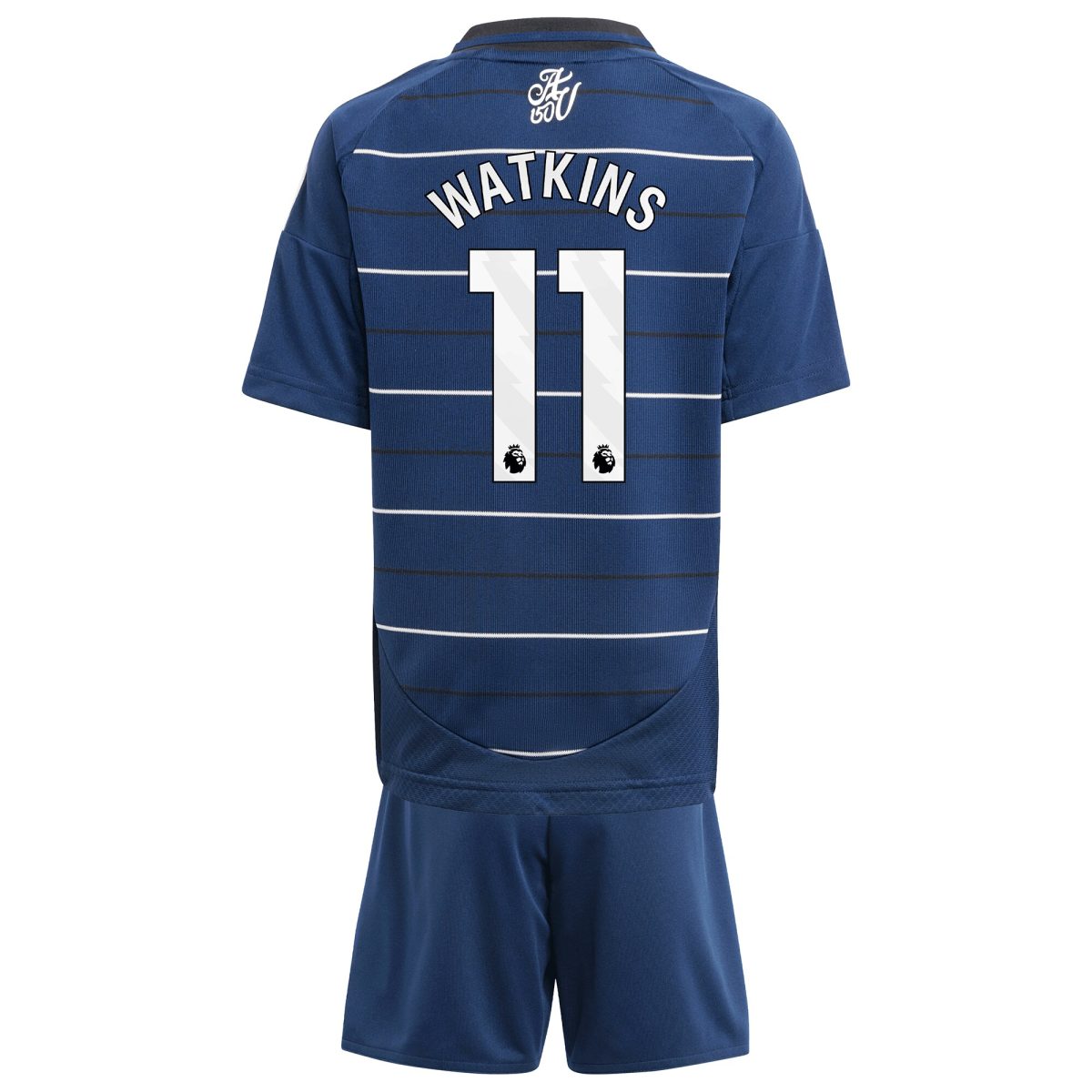 Explore the aston villa adidas third minikit 2024-25 with watkins 11 printing Collection of Aston Villa jerseys. Authentic, high-quality football shirts for every supporter, available worldwide.