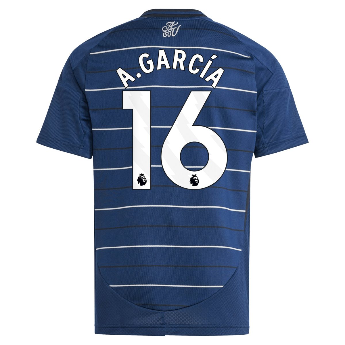 Explore the aston villa adidas third shirt 2024-25 – kids with a.garcía 16 printing Collection of Aston Villa jerseys. Authentic, high-quality football shirts for every supporter, available worldwide.