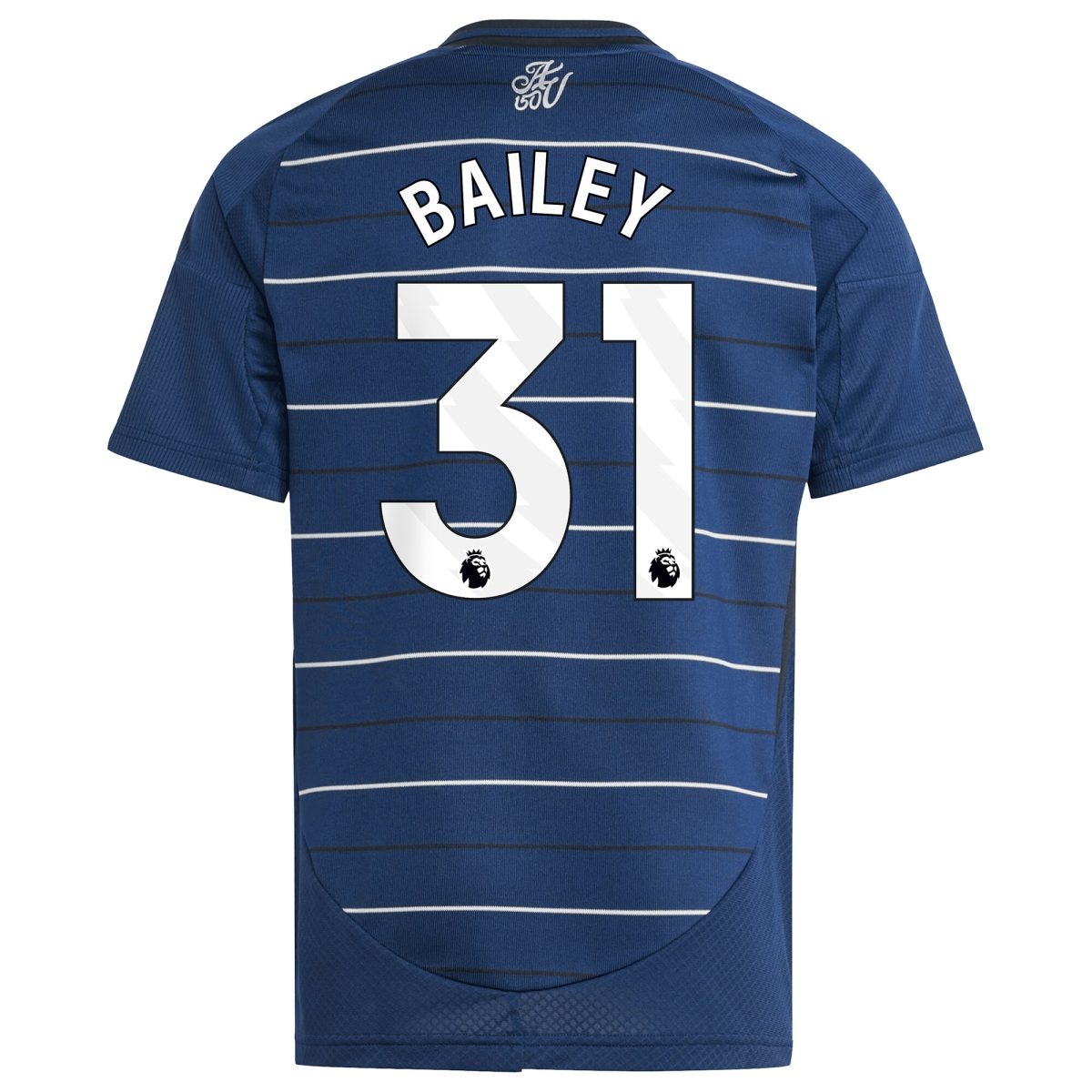 Explore the aston villa adidas third shirt 2024-25 – kids with bailey 31 printing Collection of Aston Villa jerseys. Authentic, high-quality football shirts for every supporter, available worldwide.