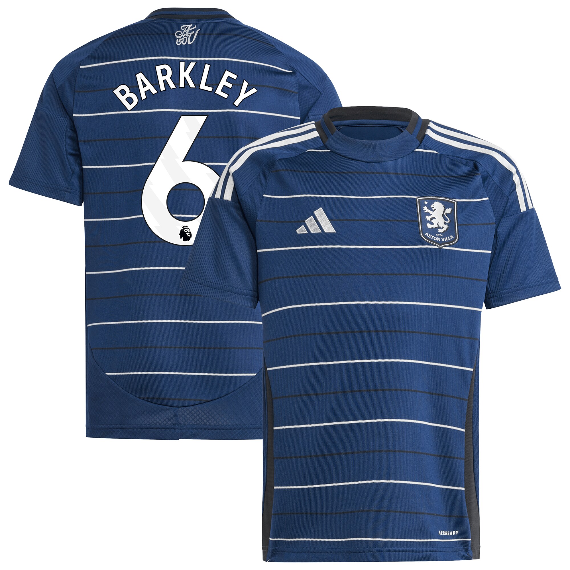 Explore the aston villa adidas third shirt 2024-25 – kids with barkley 6 printing Collection of Aston Villa jerseys. Authentic, high-quality football shirts for every supporter, available worldwide.