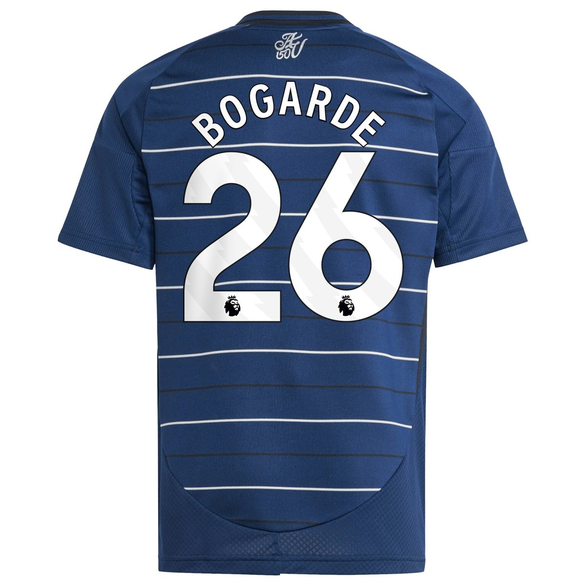 Explore the aston villa adidas third shirt 2024-25 – kids with bogarde 26 printing Collection of Aston Villa jerseys. Authentic, high-quality football shirts for every supporter, available worldwide.
