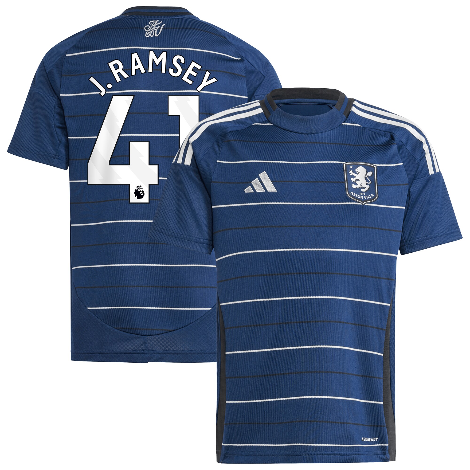 Explore the aston villa adidas third shirt 2024-25 – kids with j. ramsey 41 printing Collection of Aston Villa jerseys. Authentic, high-quality football shirts for every supporter, available worldwide.